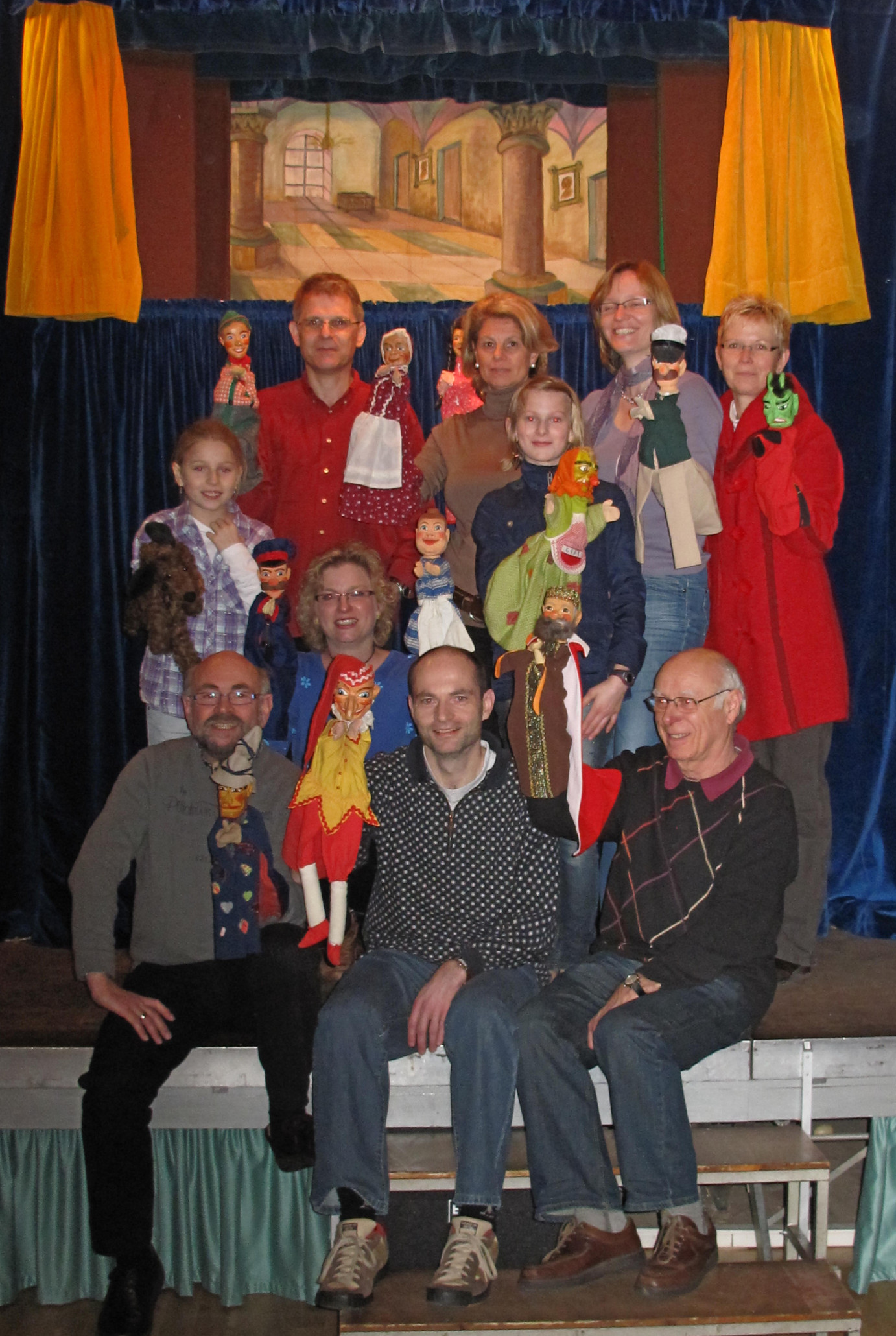 Das Ensemble der Kohlscheider Puppenbühne (c) Puppenbühne
